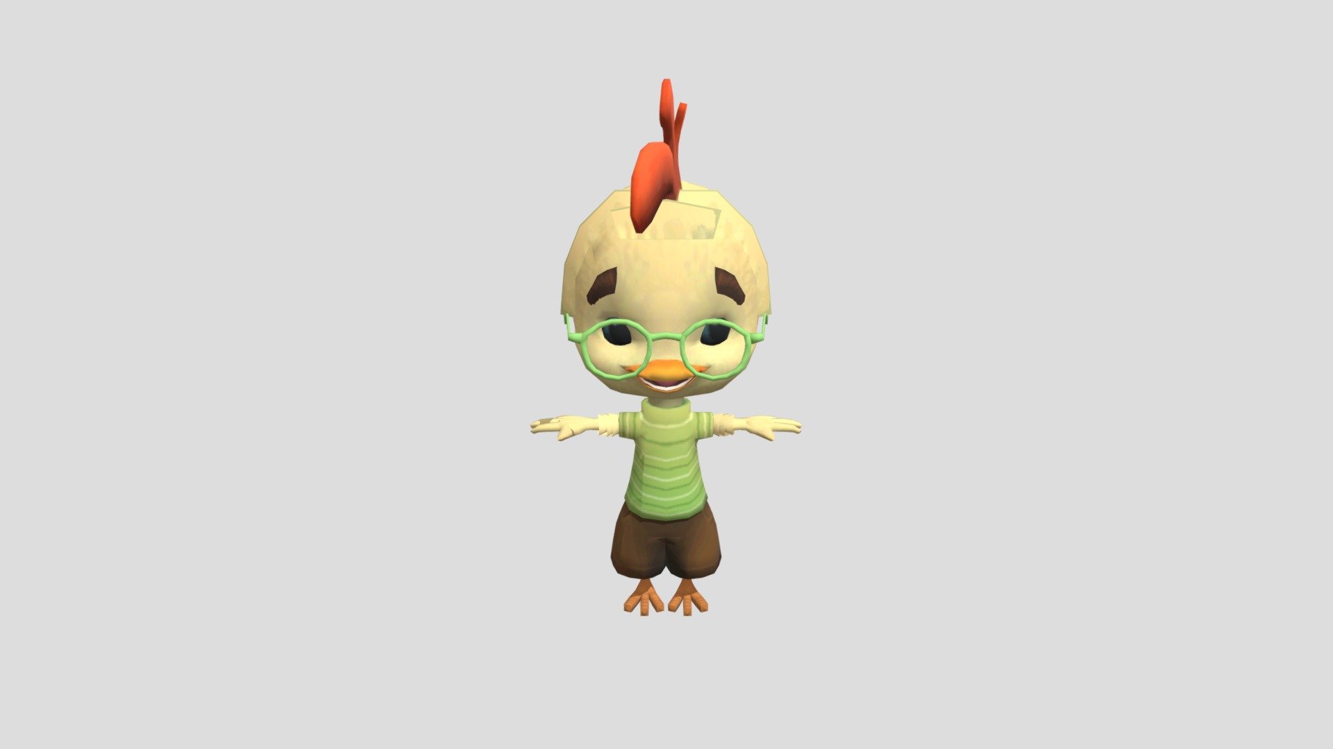 Chicken Little Doing The Toothless Dance - Download Free 3D model by ...