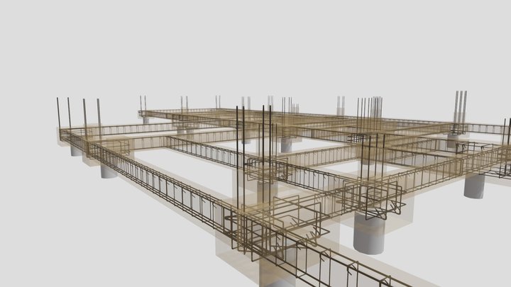 Fundação - Ibiti Royal Park- Sorocaba/SP 3D Model
