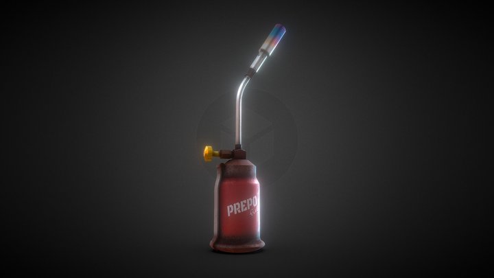 Gas burner 3D Model