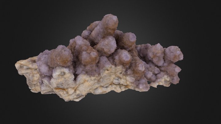 Amethyst Geode 2 3D Model