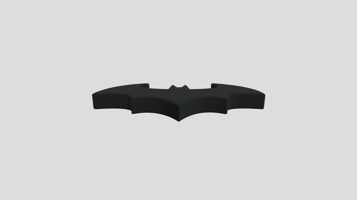 Batman Logo 3D Model