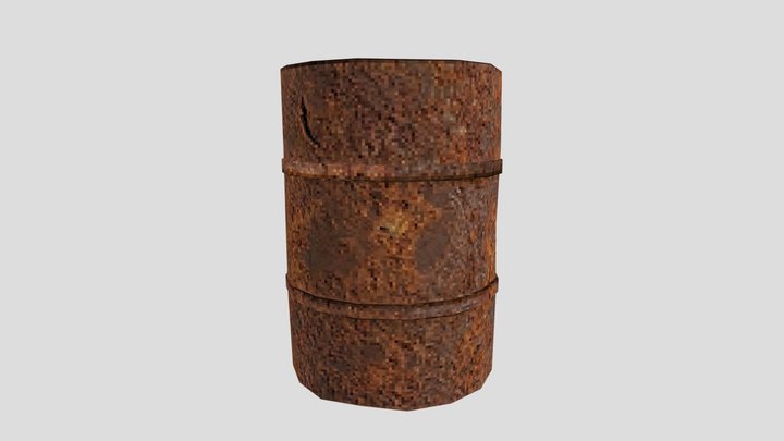 Rusty Barrel – Modelo 3D gratuito STL