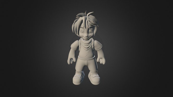 Boy Assembled 3D Model