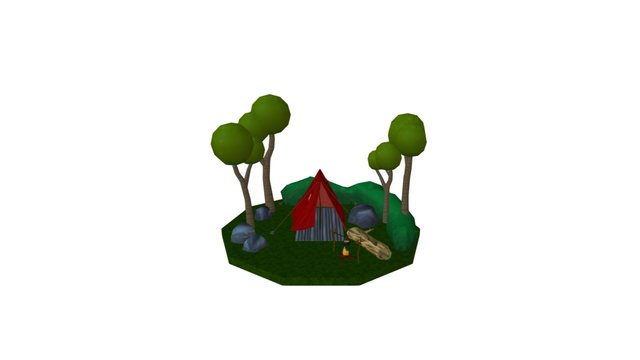 Campsite 3D Model