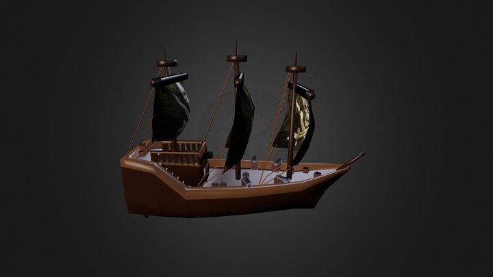 Pirate Ship 3D Model