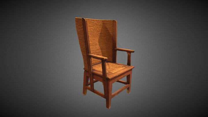 Orkney Chair, David Kirkness 3D Model