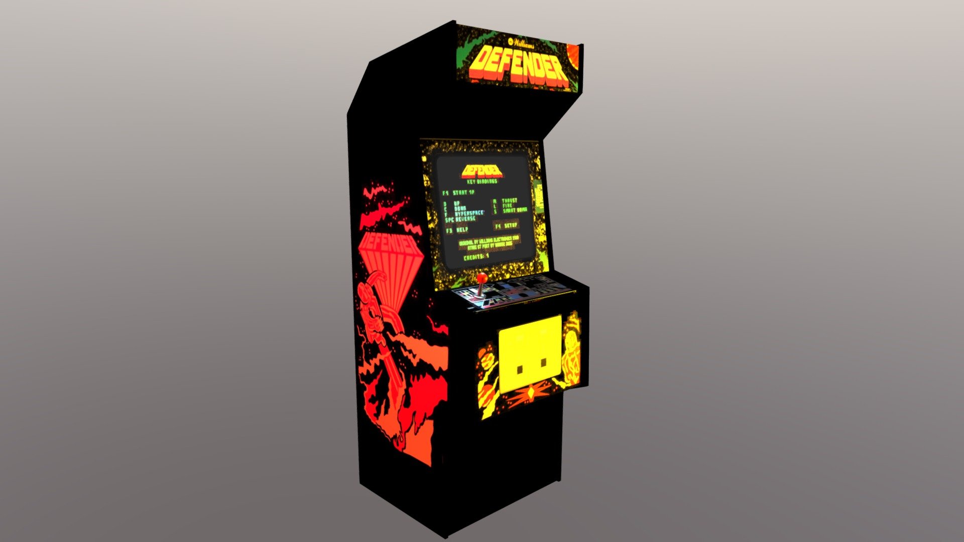 Arcade Machine - 3D model by MilesT (@milesT25) [9de124a] - Sketchfab