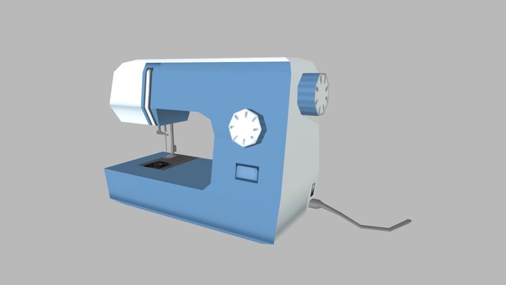 Sewing Machine 3D Model