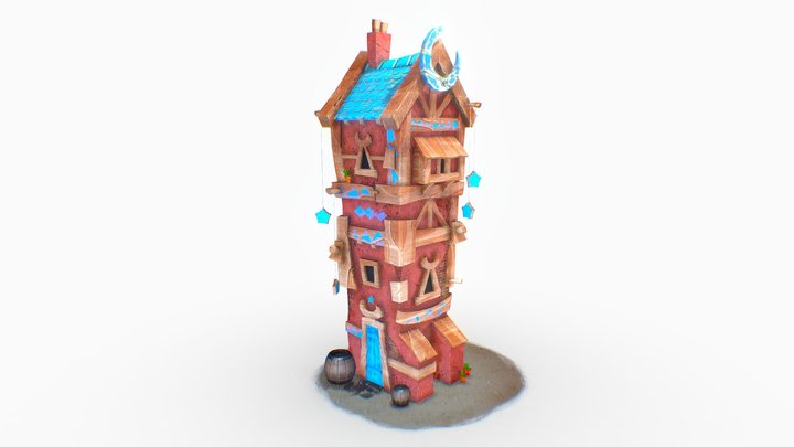Moon house 3D Model