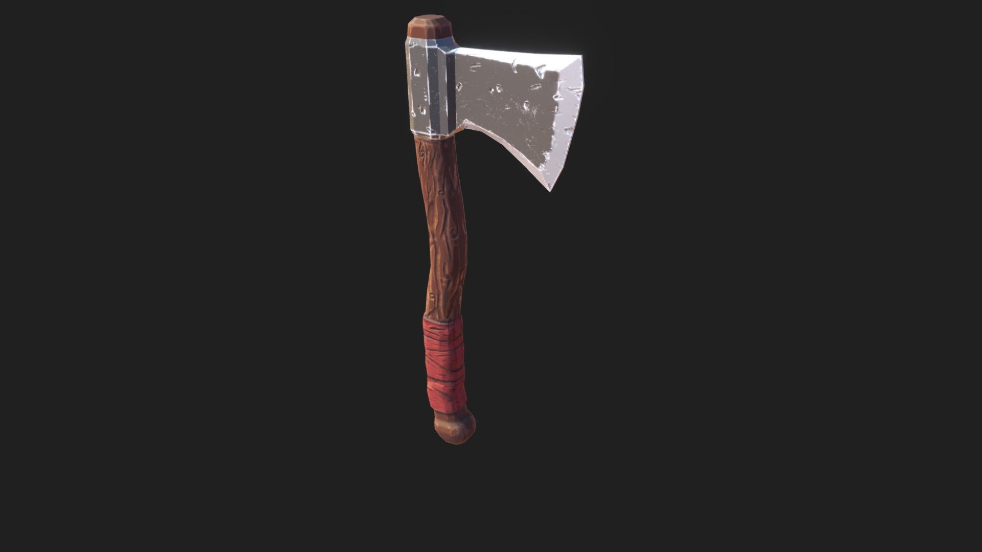Stylized Wooden Axe