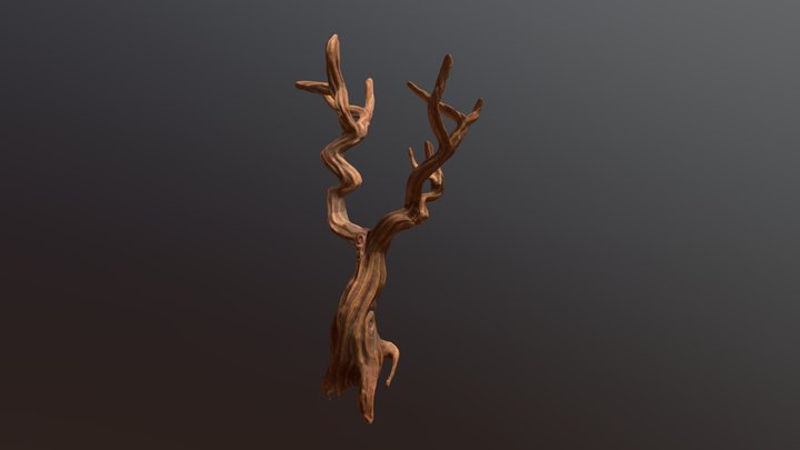 [TINYHOUSE PROJECT] - props : stilized tree 1 3D Model