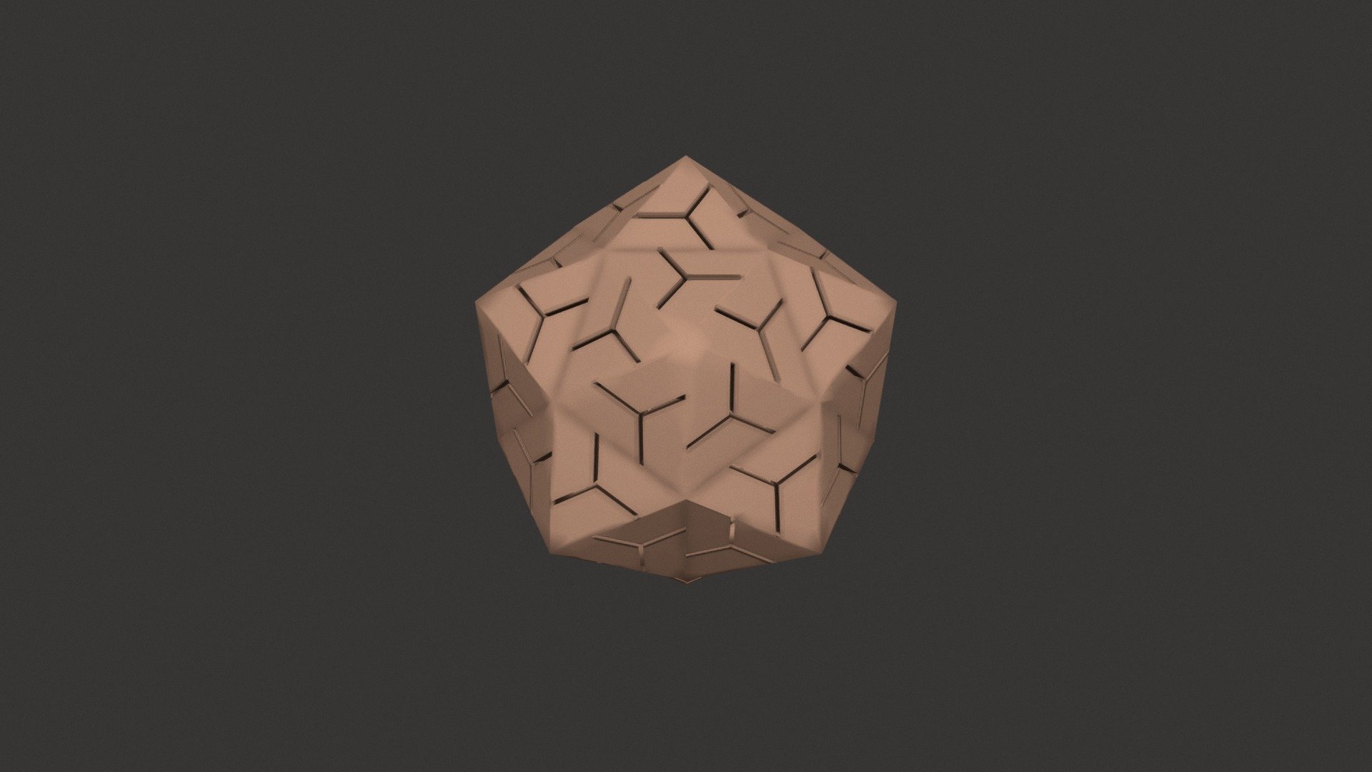 T=3 Virus Capsid Model