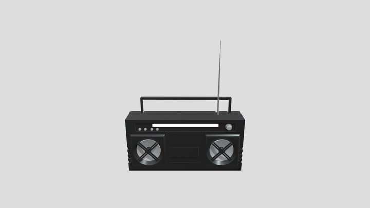 Boombox 3D Model