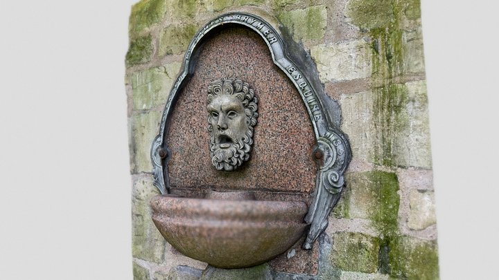 Dry Fountain 3D Model