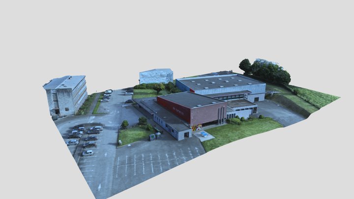 Chateauneuf du Faou_Salle Ar Sterenn_model_FBX 3D Model