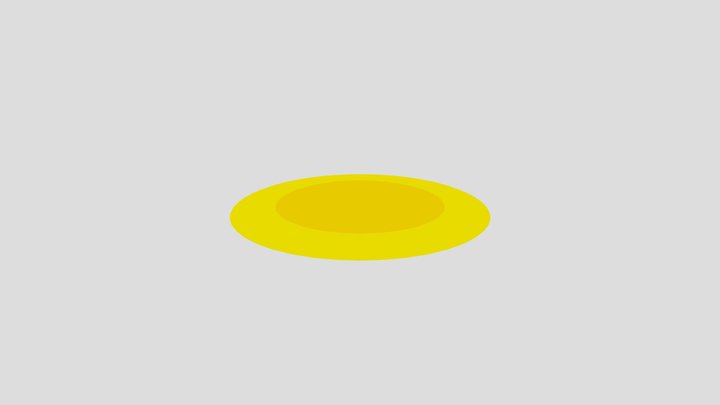 Low Poly Gold Coin