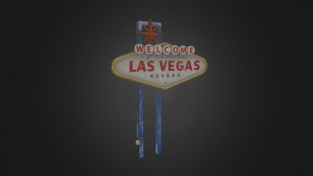 Las Vegas Sign 3D Model