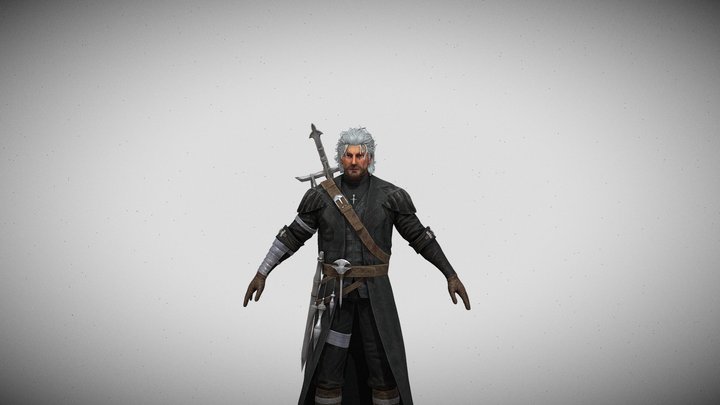 Old Hunter 3D Model