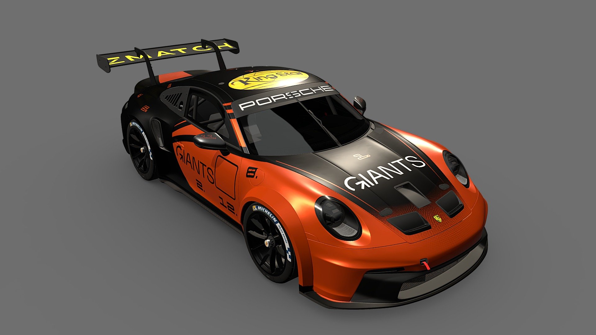 PORSCHE CUP GT3 3D model by Merinno (merinno.co) [9de6c70] Sketchfab