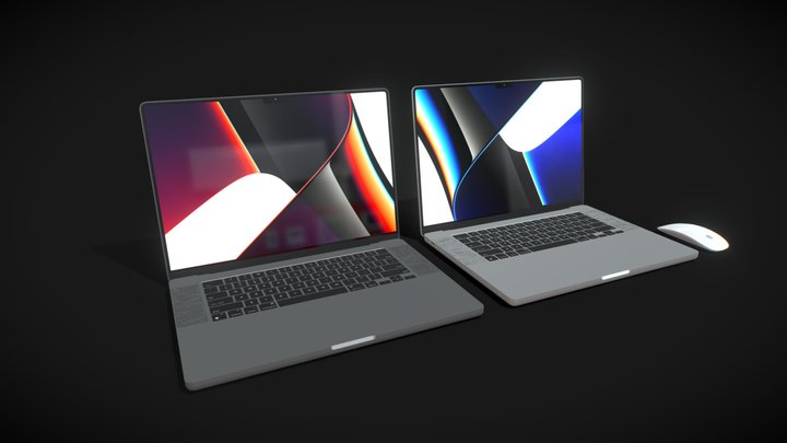Apple MacBook Pro 16-inch 2021 3D Model