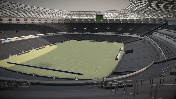 football stadium 3D Model