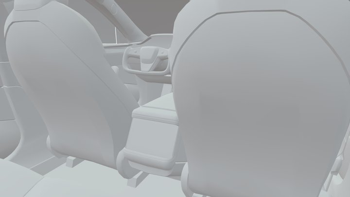 Tesla Model S Plaid 3D Model