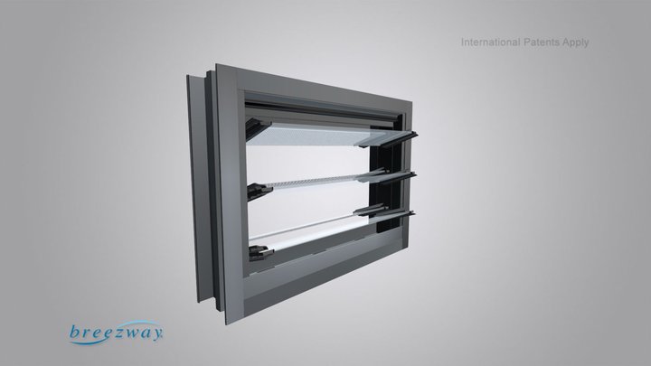 Dualair System (Dual Power) with Printed Glass 3D Model