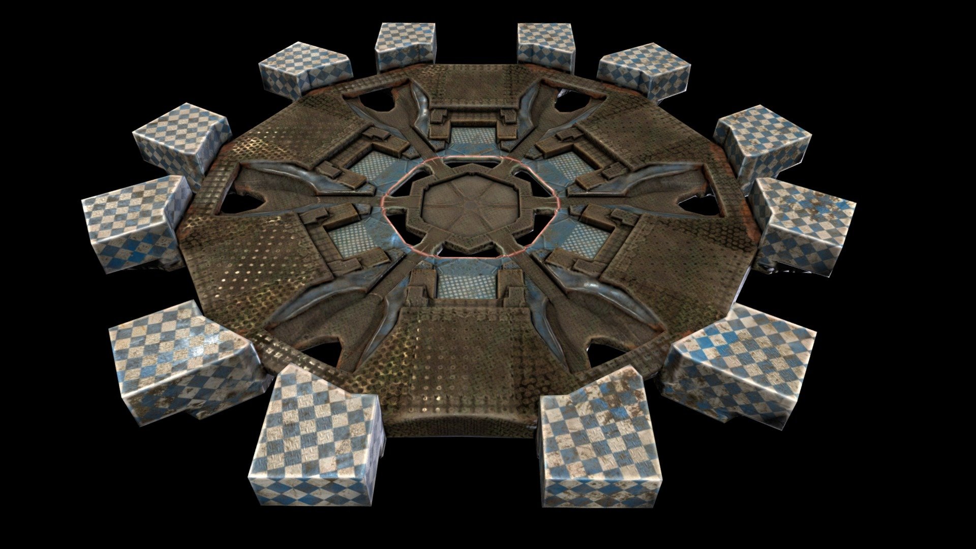 Metal Stage - Buy Royalty Free 3D model by Silas Merlin (@silasmerlin