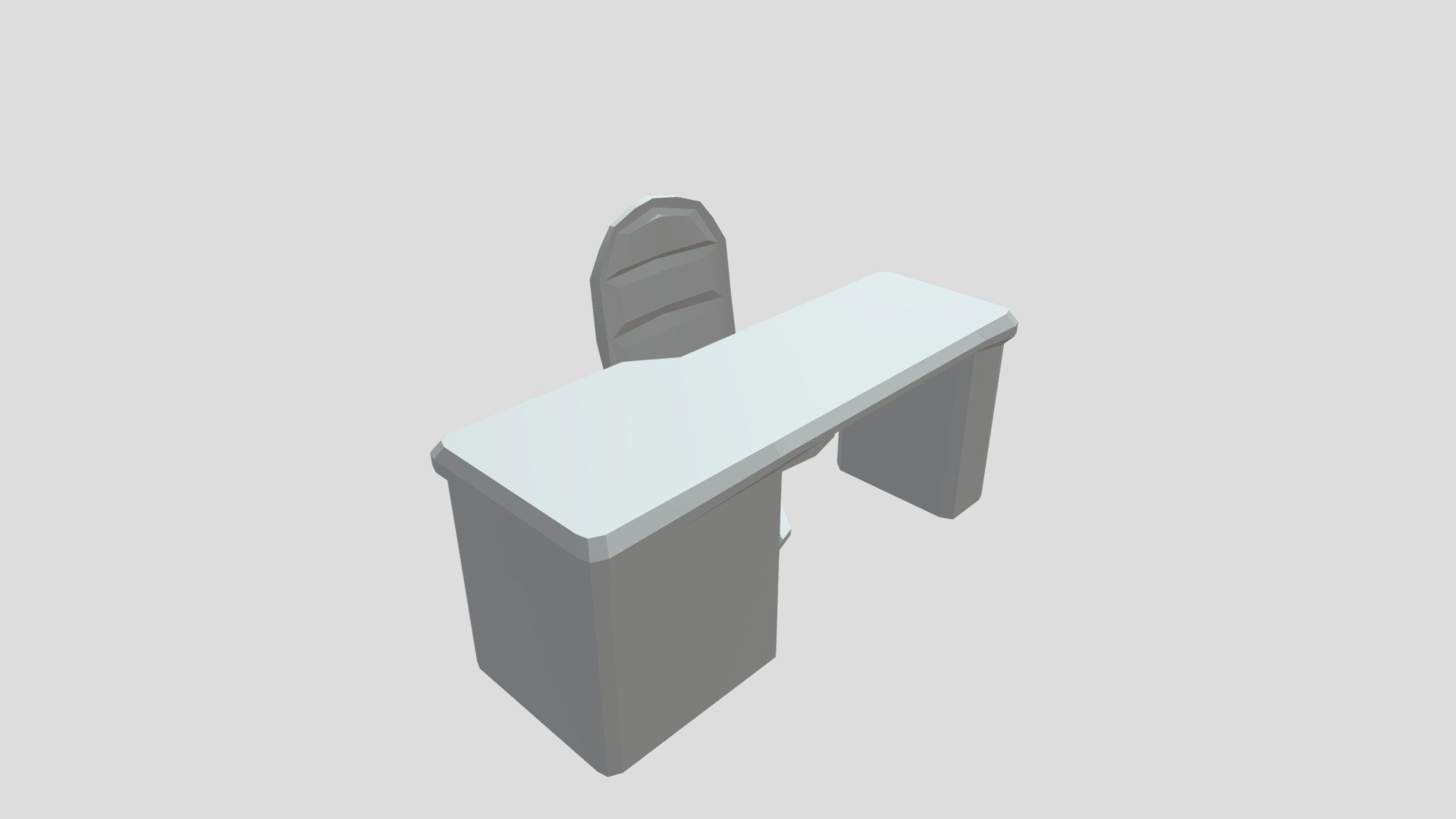 chair and table