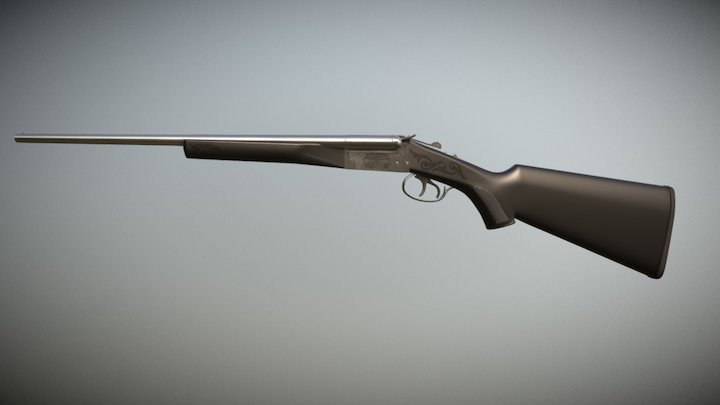 Coach Gun 3D Model