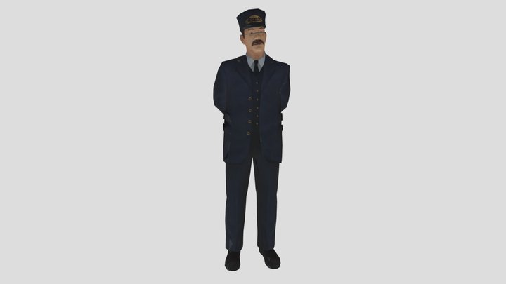 conductor_polar_express_gamecube 3D Model