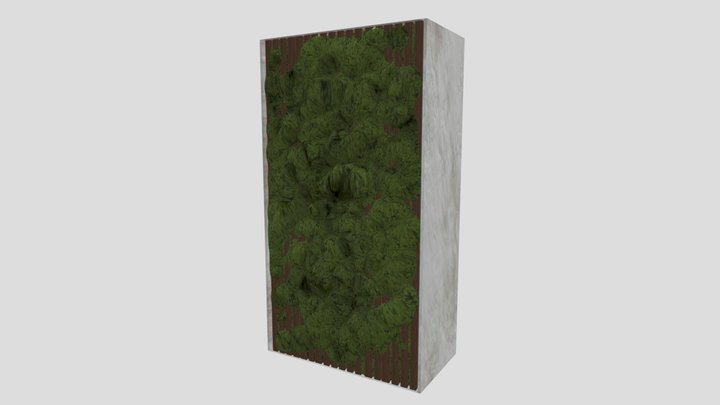 Moss Wall Decor 3D Model