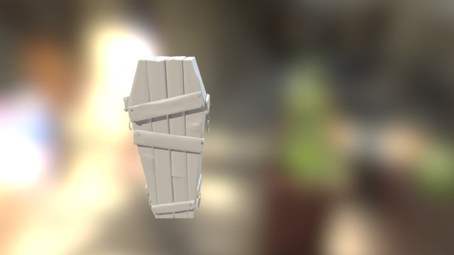 Coffin High Poly (Semester Project Part 2) 3D Model