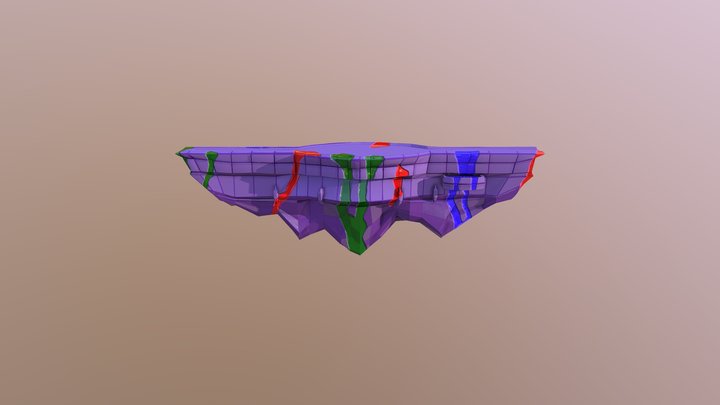 Central Ground Platform 3D Model