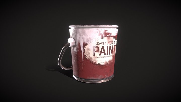 Paint Can 3D Model