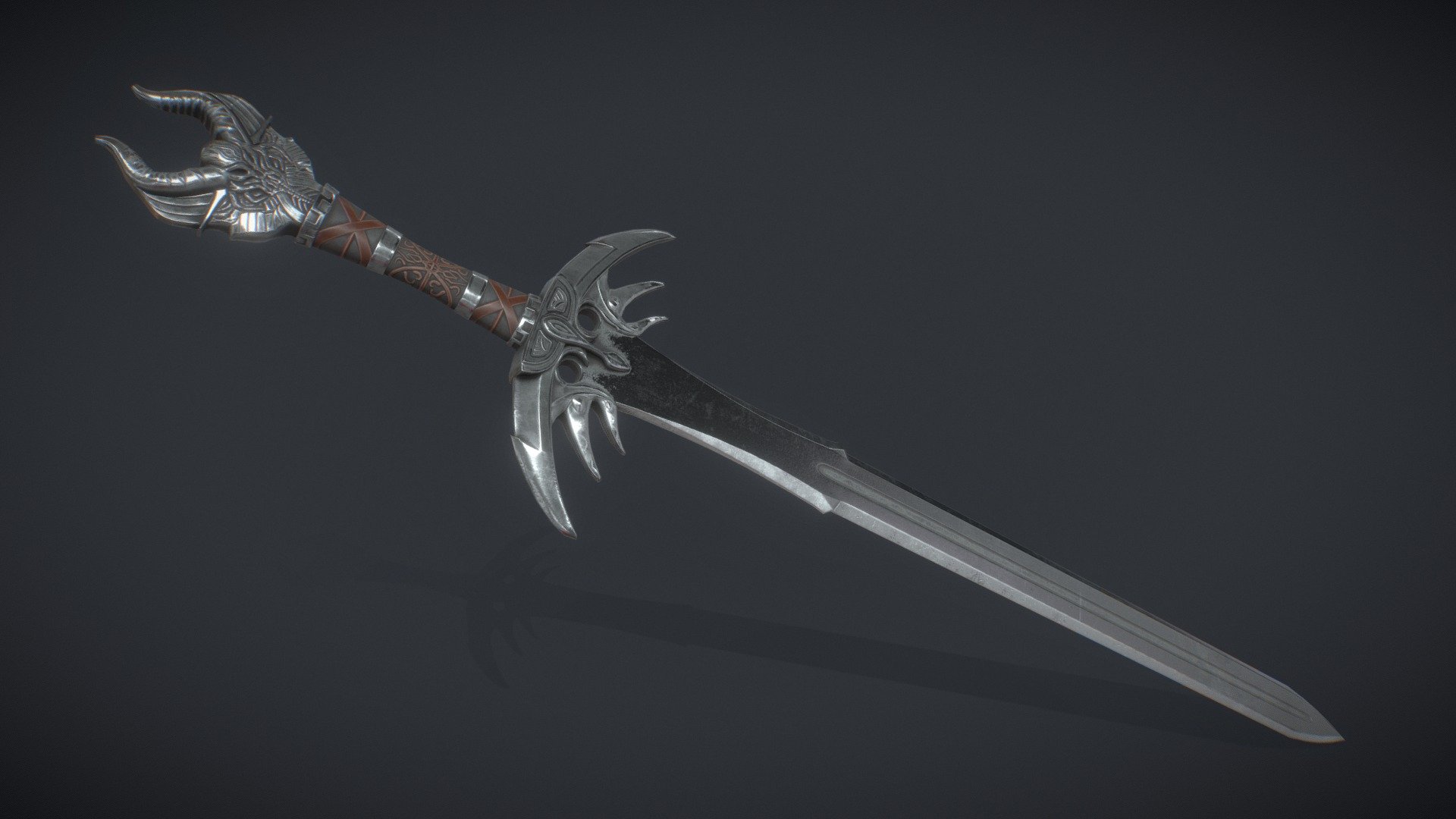 Fantasy sword Antar - Download Free 3D model by Sir Erdees (@sirerdees ...