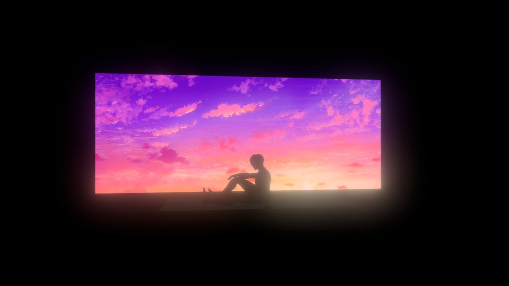 Boy with Sky