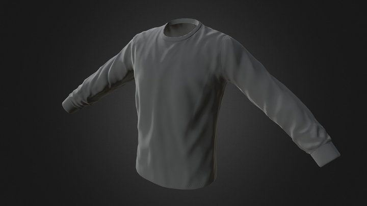 Long Sleeve Shirt 3D Model