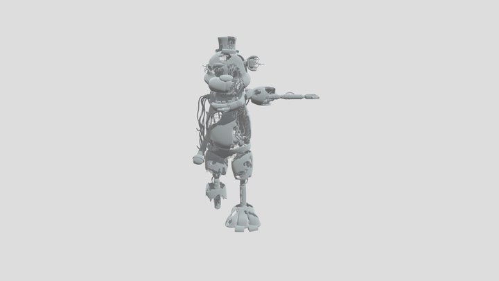 Broken Freddy 3D Model