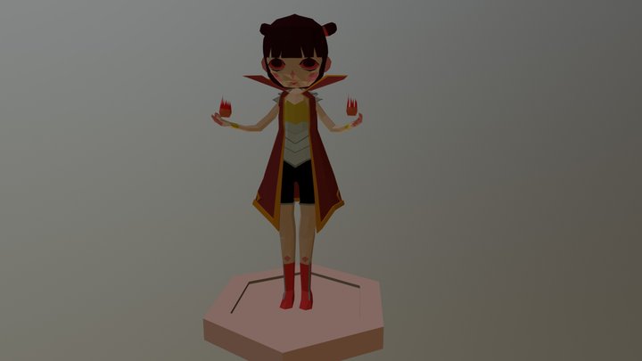 LOWPOLY CHARACTER 3D Model