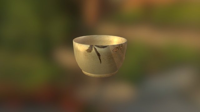 Japanese Tea Cup 3D Model