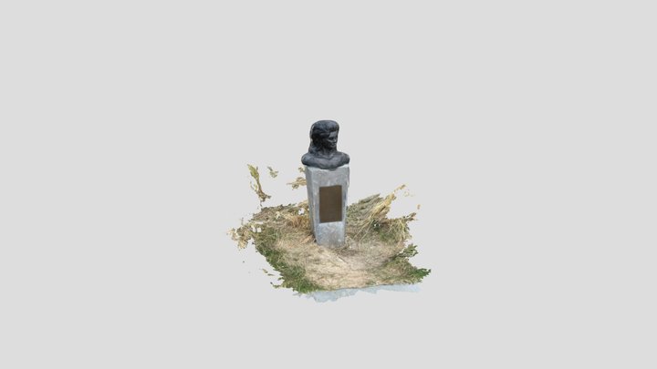 Empress Sissi Monument Zandvoort 3D Model