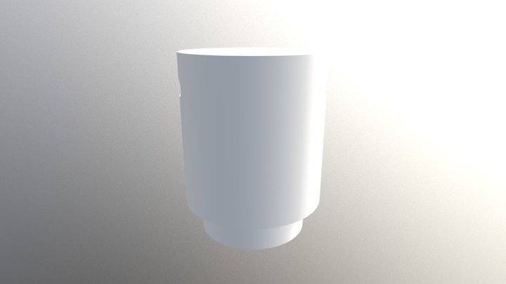 Tabouret rond 2 3D Model