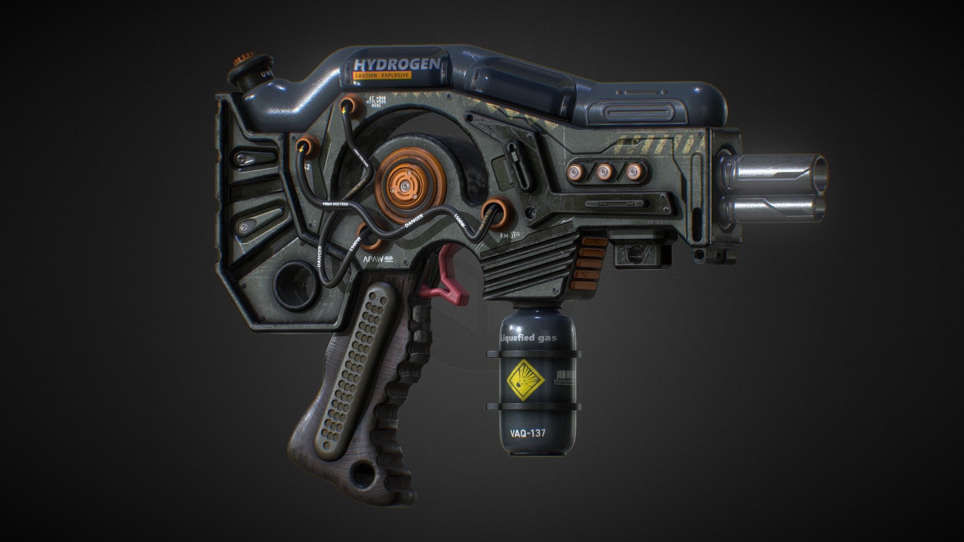 Plasma gun⚡️ - Buy Royalty Free 3D model by BYVIKTOR [9df1f75 ...