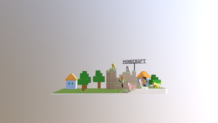 Minecraft Blender 3D Model