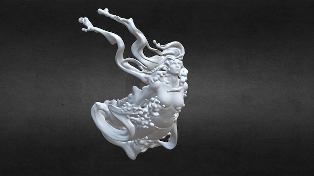 water girl 3D Model