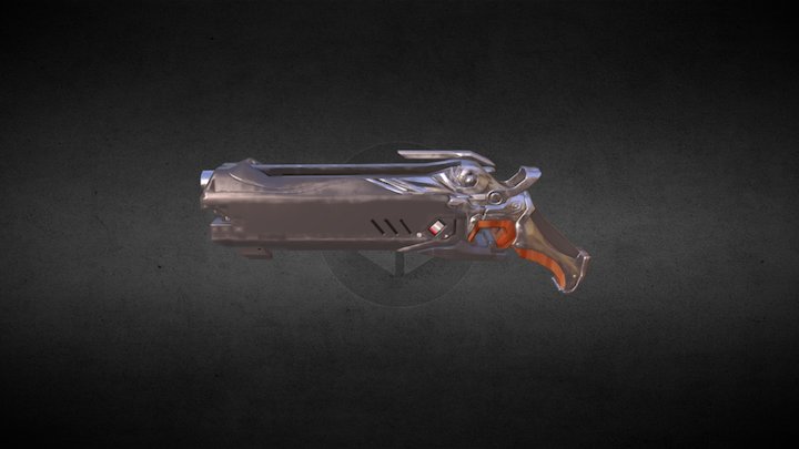 Reaper Overwatch Shotgun 3D Model