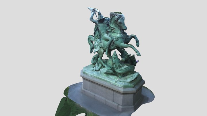 Sveti Juraj I Zmaj 3D Model