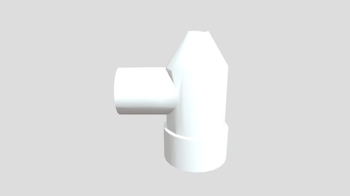 Drill bit tube for bio-gun extruder 3D Model
