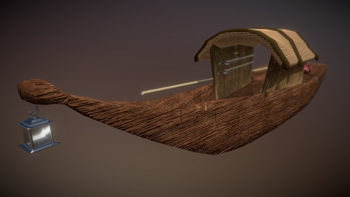 Sampan 3D Model